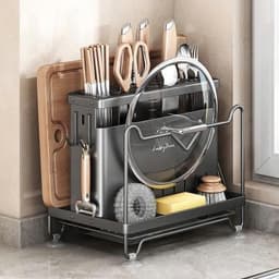 Giá Để Dao Có Giá Để Đồ 2026 Mới Tích Hợp Thớt Giá Treo Dao Nhà Bếp VOICON-[DA72] 7