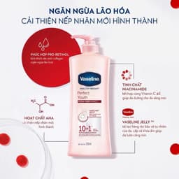 Sữa Dưỡng Thể Chống Nắng Sáng Da Tức Thì Vaseline Healthy Bright 10in1 & 4X 350ml-320ml 8