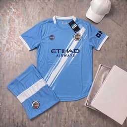 Bộ Quần Áo Bóng Đá CLB Manchester City 26/27 - Vải Polyester Gai Thái Cao Cấp 7
