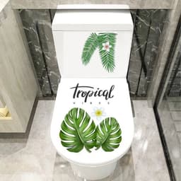 "Decal Dán Bồn Cầu Chống Thấm Nước Hình Thú Cưng Dễ Thương - Trang Trí Nhà Tắm Vui Nhộn" 5