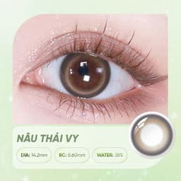 Kính Áp Tròng Màu HORIEN Săn Màu Cửu Châu 1 Ngày 5 Chiếc – Lens Màu Tự Nhiên, DIA 14.2mm, GDIA 13.4–13.5mm, Water 38% 5