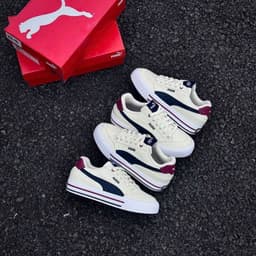 Giày Thể Thao PM Court Classic Vulcanized Formstrip (Vulc FS) Màu Kem Vải Canvas Clever Man Store 6