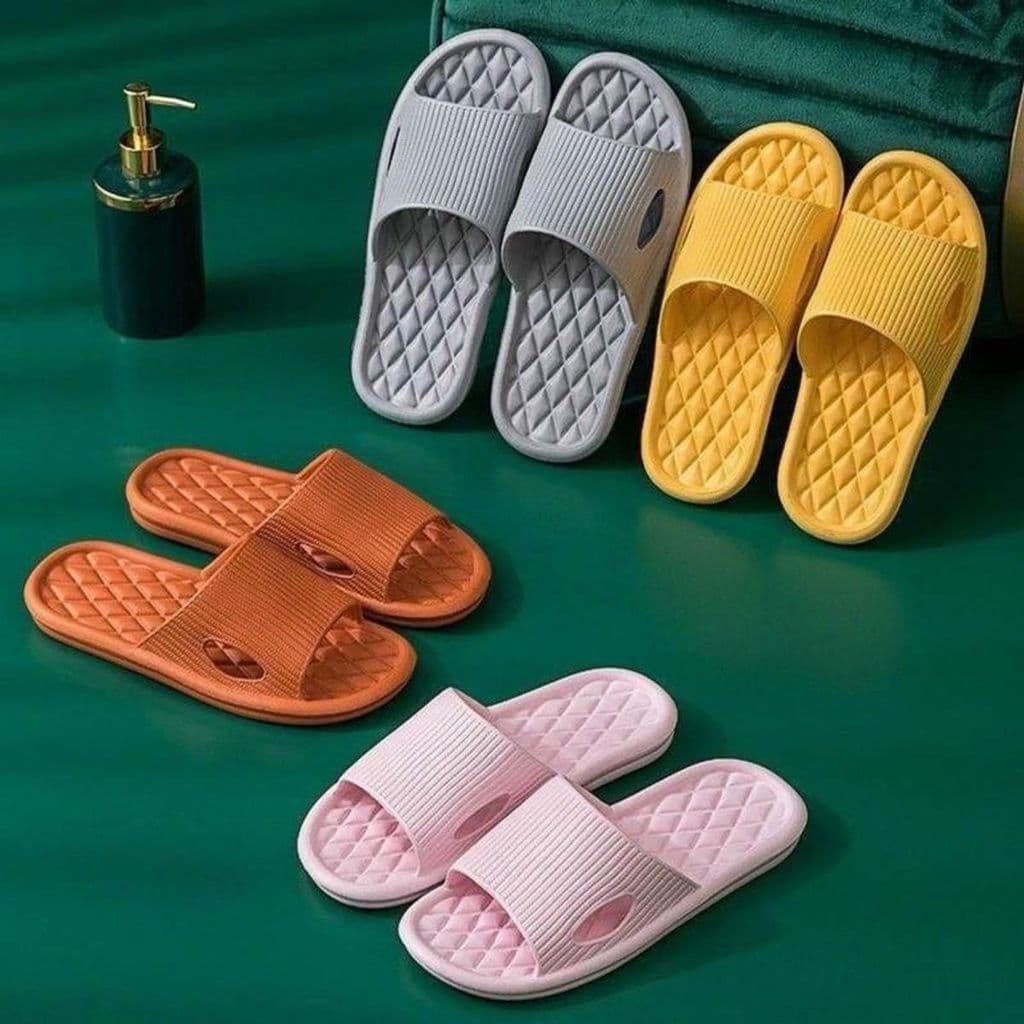 Combo 5 đôi Dép đi trong nhà( tăm lỗ), văn phòng khách sạn dép lê nhẹ thoáng khí đúc nguyên khối
