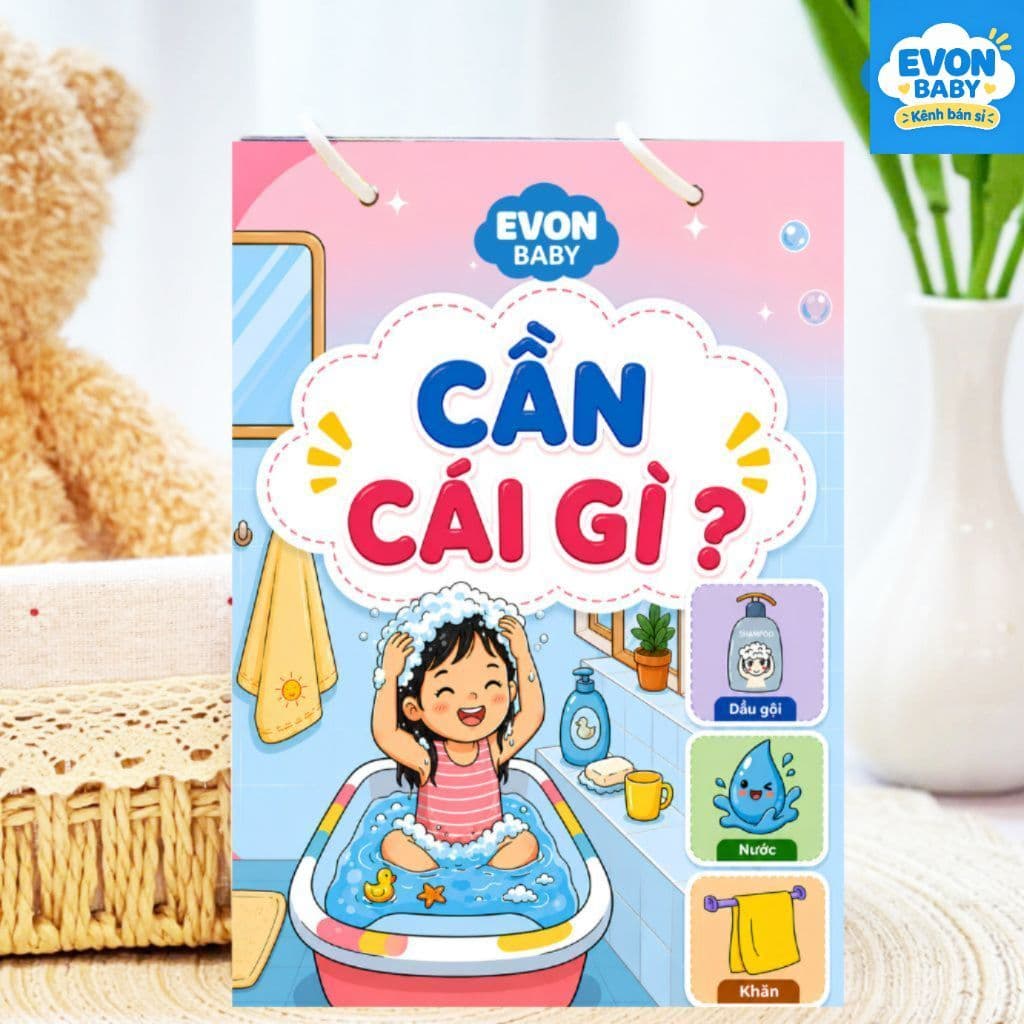 Thẻ Flash EVON BABY dạy bé tập nói - PHẢI CẦN gÌ?