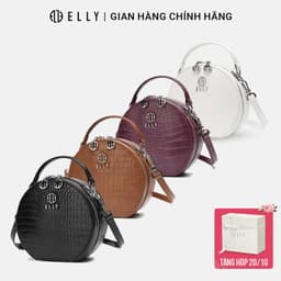 [Tặng hộp 20.10] Túi xách nữ thời trang ELLY EL326 đeo chéo đeo vai xách tay da tổng hợp cao cấp chính hãng 1
