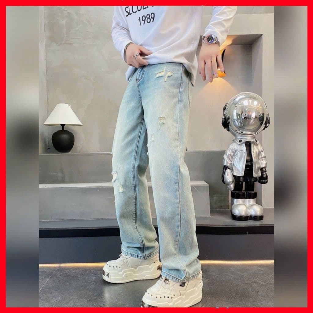 JEAN NAM WASH SÁNG, FORM SUÔNG THỜI THƯỢNG, LÊN FORM CHUẨN -  DỄ PHỐI ĐỒ QJ-9202 VIC