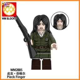 Minifigure Attack On Titan Đồ Chơi Lắp Ráp Mô hình Các Nhân Vật Truyện Tranh Attack on TiTan (WM6204) 4