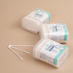 (Combo 5) Tăm bông trẻ em Botibo kids kháng khuẩn ( hộp 200 que lõi giấy) cho bé sơ sinh ngoáy tai, mũi BOTIBO KIDS 4