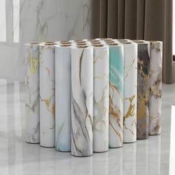 [Combo 10 cuộn] Xốp pvc vân gỗ lam sóng , vân đá cẩm thạch mỗi cuộn dài 3m rộng 60cm 2