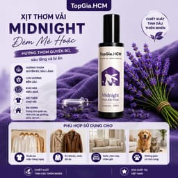 Xịt Thơm Vải TOPGIA Premium Khử Mùi Quần Áo, Chăn Ga, Sofa – Lưu Hương Nước Hoa Dài Lâu, Thơm Mát Mỗi Ngày 6