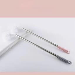 Bàn Chải inox Cán Dài Rửa Vệ Sinh Bình Nước 20L, Bàn Chải Cọ Rửa Xô Chậu Có Tay Cầm Dài inox VOICON-[DA66] 9