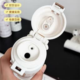 Bình Giữ Nhiệt 316L Cao Cấp 500ml Inox 316 An Toàn Chống Gỉ Sét 3 Cách Uống Tiện Lợi Có Dây Rơm VOICON-[CU22] 3