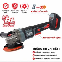 1 [COMBO 2 Máy] Máy Siết Bulong / Máy Mài Pin Bossun M21B-CB0202PRO - Chân Pin Phổ Thông, không Chổi Than, Lõi Đồng 7