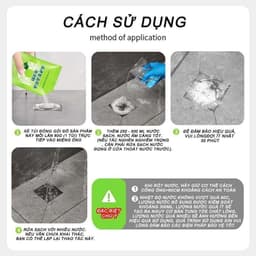 (Combo 10 Gói) Thông Cống Bọt Bong Bóng Sinh Học - Ngăn Ngừa Tắc Nghẽn, Khử Mùi Hôi, Phù Hợp Nhiều Loại Đường Ống 1995 6