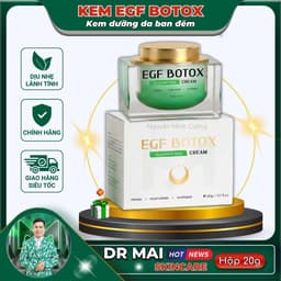 Kem dưỡng hỗ trợ sáng da ban đêm EGF Botox 20g 1