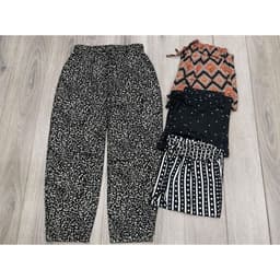 [ XẢ HÀNG ]   TỔNG HỢP QUẦN DÀI DÁNG RỘNG CẠP CAO LX MẪU ĐA DẠNG MÁT MẺ KẺ HOẠ TIẾT 7