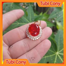  dây chuyền thời trang xi mạ màu vàng D175 - 107 Tubi Cony 2