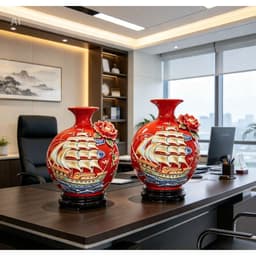 [TẶNG ĐẾ VÀ HỘP QUÀ] Bình Hút Lộc TBXG đắp nổi RỒNG VIỆT, Bình tài lộc Bát Tràng cho mệnh hỏa, thổ 4