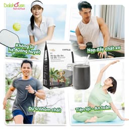 [Sấy Thăng Hoa] Bột Mè Đen Đậu Đen Hạt Điều Dalahouse Organic 300g - Đủ Chất Cả Ngày Đẹp Da Khỏe Tóc 3