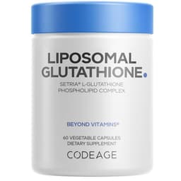 Codeage Liposomal Glutathione 60 Viên | Setria® L-Glutathione | Công Nghệ Liposomal | Vegan | Non-GMO | Chính Hãng Mỹ 1