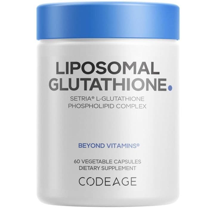 Codeage Liposomal Glutathione 60 Viên | Setria® L-Glutathione | Công Nghệ Liposomal | Vegan | Non-GMO | Chính Hãng Mỹ