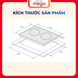 Bếp Từ Âm Đôi Eurosun EU-T210Pro 2 Vùng Nấu Kính Schott Ceran Inverter Tiết Kiệm Điện 6