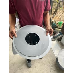 [Hàng Loại 1] Bếp củi đa năng - bếp đun củi thông minh không khói không đen nồi có ống khói + khay đỡ, tấm chống đen 3
