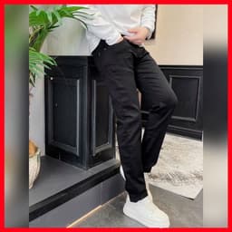 JEAN ĐEN CAO CẤP,GIỮ MÀU BỀN ĐẸP,LÊN FORM GỌN GÀNG,CHỐNG NHĂN,THIẾT KẾ VẢI 3 LỚP DÀY DẶN,QJ-3223 VIC 1