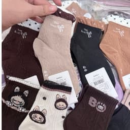 [LOẠI DÀY ĐẸP] Tất BÉ GÁI CAO CỔ dày đẹp hoạ tiết xinh yêu 7