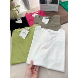 Áo phông nữ basic tay lỡ rộng rãi thời trang có hình thêu ngựa - unisex99 - Mở bán đặc biệt! 7
