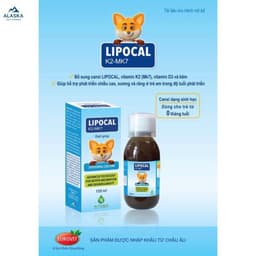 LIPOCAL K2-MK7 - Canxi Thực Vật Giúp Bé Tăng Chiều Cao, Xương Chắc Khỏe (150ml) 5