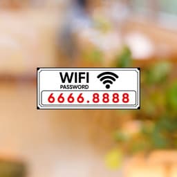 [Hỏa Tốc] Decal Dán Cửa Báo Hiệu "Wifi Password" Chống Thấm Nước, Bền Đẹp 2