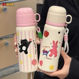 Bình Giữ Nhiệt Dễ Thương Hình Mèo Có Kèm Nắp Làm Cốc 550ML 9