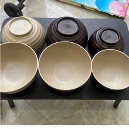 Bát Canh ,Tô nhựa 16 cm, 19cm hàng cao cấp Việt Nhật 2 size, Bát nhựa ăn bún miến, phở quán ăn 6