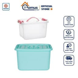 Thùng Nhựa Có Quai Xách Việt Nhật 6626, Thùng Đựng Đồ Có Nắp, Đựng Quần Áo Đồ Chơi Thực Phẩm - DOMUS 1