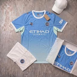 Bộ Quần Áo Bóng Đá CLB Manchester City 26/27 - Vải Polyester Gai Thái Cao Cấp 2
