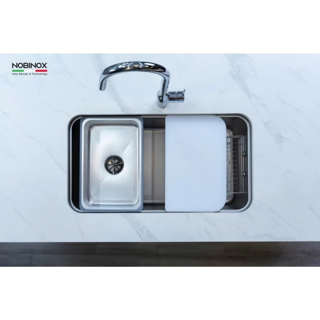 CHẬU RỬA BÁT 1 HỐ NOBINOX NOVA A283D