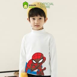 [10-29KG] Áo giữ nhiệt bé trai cao cấp KIMCHIBABY cổ cao 3p DÀY MỊN SIÊU ẤM dài tay cho bé mặc thu đông ACL601 5
