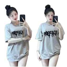 [ Áo Thun MỎNG ] Áo thun cotton nữ Bình Dân cổ tròn vải mỏng nhẹ hình 3 ngôi sao chữ chảy -thoitrangthubio98 9