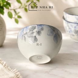 Bộ Bát Đĩa Gốm Sứ Diệp Hồng CƠ BẢN Vẻ Đẹp Tinh Khôi Trong Từng Chiếc Lá Dùng Cho Bữa Ăn Gia Đình 6
