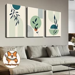 Bộ 3 Món Trang Trí Tường Phong Cách Bohemian Tối Giản Tranh In Nghệ Thuật Mới Lạ Dùng để Trang Trí Phòng Khách 3