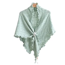 Khăn quàng cổ nữ  Khăn choàng dệt kim bằng vải dệt kim màu trơn, Khăn len mềm mại thời trang 9