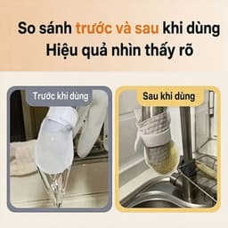 Combo 100 Miếng Bông Lọc Vòi Nước - Thay Mới Tiện Lợi, Lọc Cặn Bẩn Rỉ Sét Cát Mịn, Dùng Cho Vòi Bếp Dưới 2.5cm 4