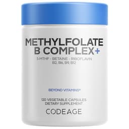 Codeage Methylfolate B Complex+ 120 Viên | 5-MTHF, Methyl B12, Vitamin B2 B6 B9 Chính Hãng Mỹ 7