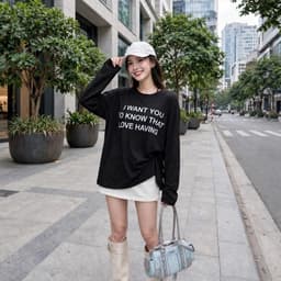 Áo thun giấy cổ tròn thu đông chất thun giấy xước mỏng mát mẻ in chữ phong cách Hàn Quốc  TG WAN18 7 8