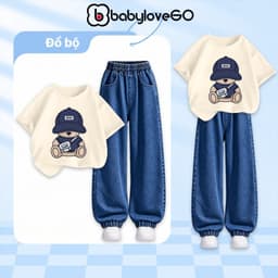 Đồ bộ bé trai BabyloveGO, set quần áo cho bé trai đi học, đi chơi phong cách Hàn Quốc 3