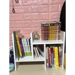Kệ sách để bàn mini nhỏ gọn, trang trí bàn làm việc mẫu LUX20 7