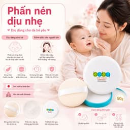 Phấn Nén Shiseido Baby Pressed Powder 50g Nội Địa Nhật -  Phấn Rôm Cho Bé - Phấn Kiềm Dầu Cho Mẹ 2