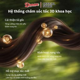 (Chính Hãng) (Hỏa Tốc) Dầu gội Donan thảo dược 2in1 Hà Thủ Ô, giảm gãy rụng, xà phòng 90g cho tóc khỏe đẹp. 6