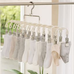 MÓC VÒM 20 KẸP TREO QUẦN ÁO CHỐNG TRƯỢT – CHỐNG GIÓ – SIÊU BỀN BẰNG THÉP BỌC NHỰA 4